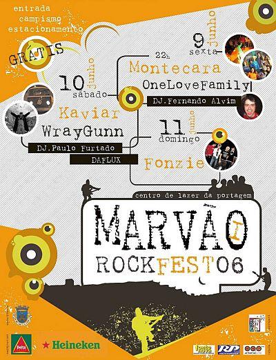 Cartaz da primeira edição no Marvão RockFest