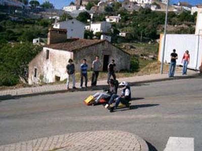 Final da corrida de carros de rolamentos