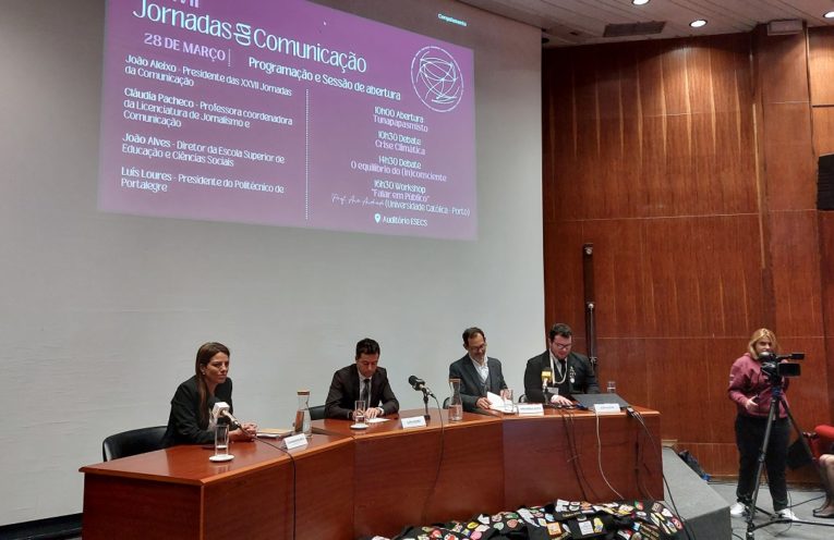 A XXVII Edição das Jornadas da Comunicação começou nesta terça-feira com a abertura do presidente do Instituto Politécnico de Portalegre